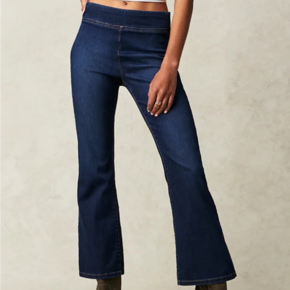 In My Feelings Cropped Slim Flare Denim - Picture 2 of 5